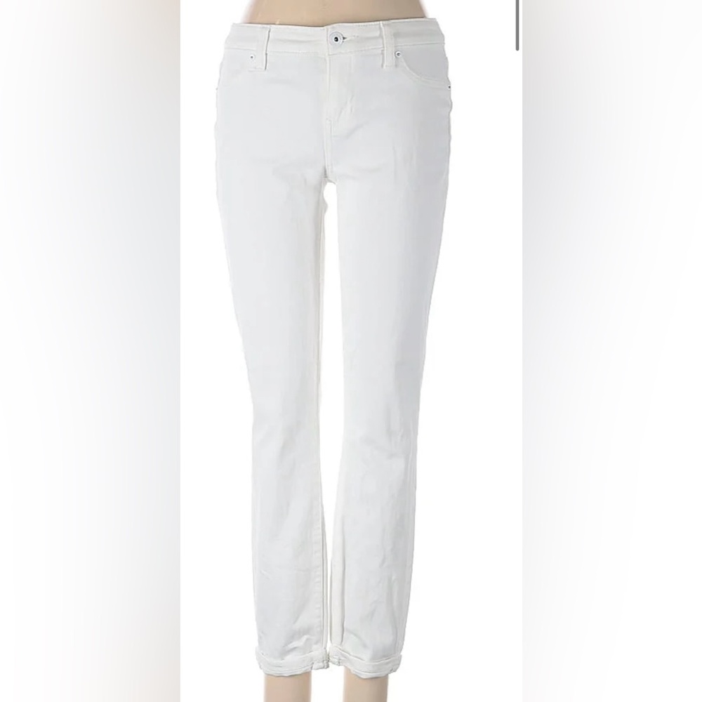 LILA RYAN White Straight Leg Jeans Classic Style Size 30